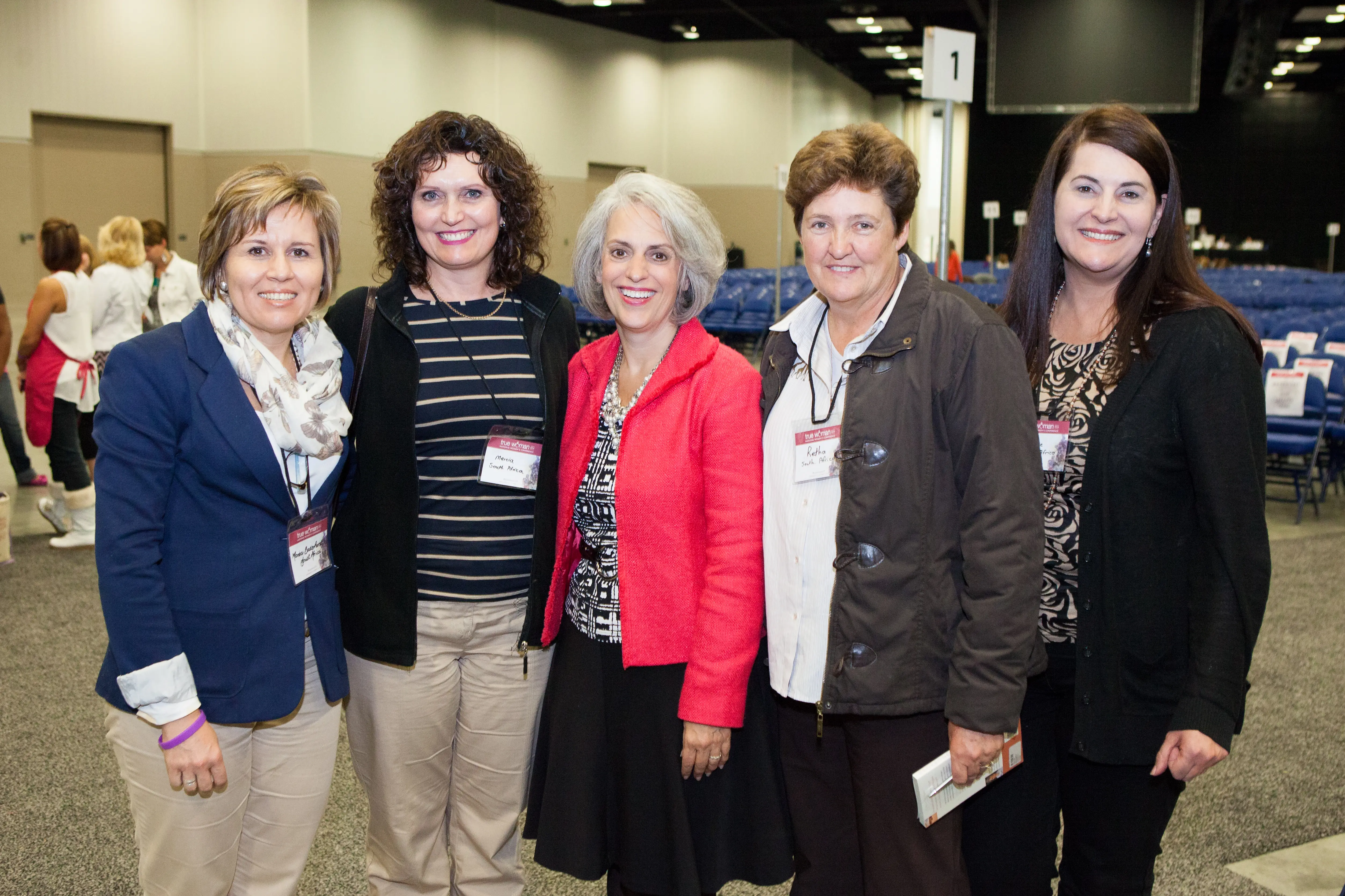 Retha with Nancy and others at the True Woman '14 conference